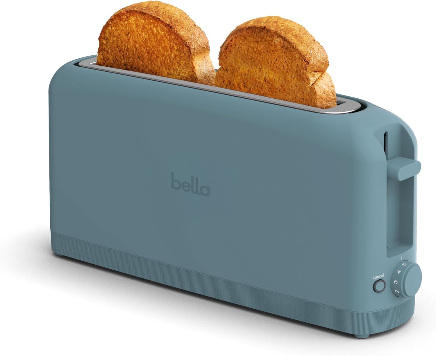 71E8oF06f+L._AC_SL1500_ BELLA 2-Slice Slim Toaster – 10” Long Slot, 6 Shade Settings,900W - Image 1