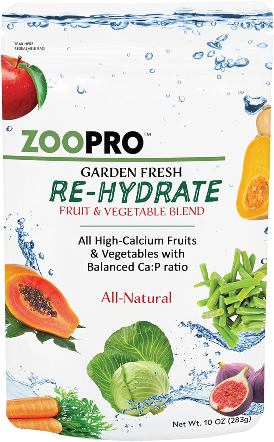71NRjXGHamL._AC_SL1500_ Exotic Nutrition Garden Fresh Re-Hydrate – High-Calcium Dried Fruit & Veggie Mix for Small Pets - Image 1
