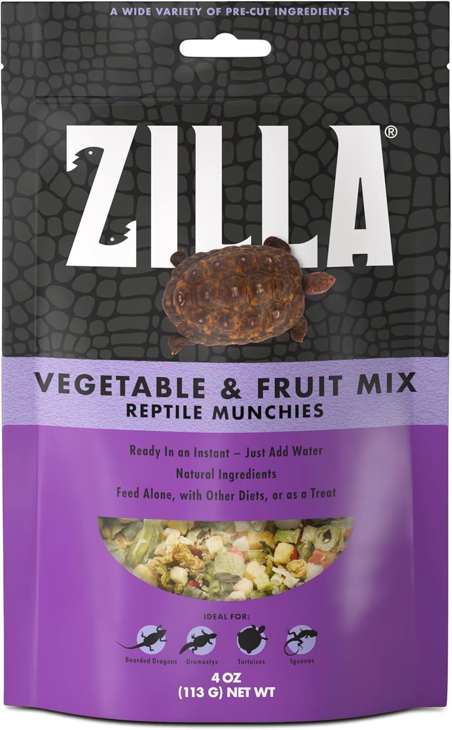 71YHuViPqcL._AC_SL1500_ Zilla Reptile Munchies Vegetable and Fruit Mix 4 oz. - Image 1