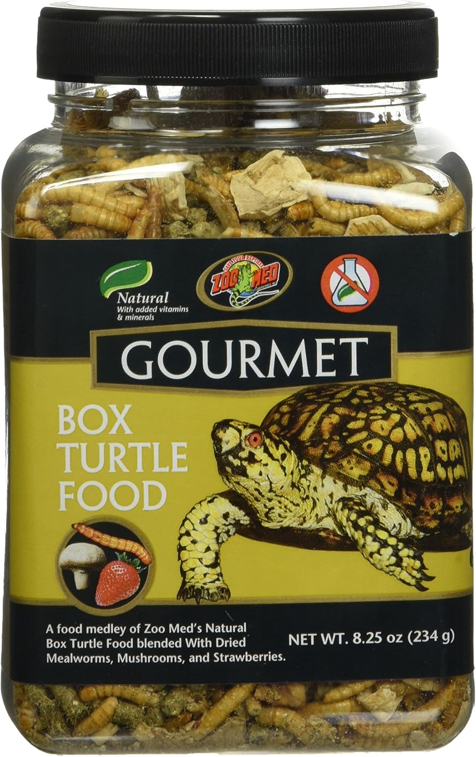 91Z0hBL2FrL._AC_SL1500_ Gourmet Box Turtle Food Net Wt 8.25oz (254g) - Image 1