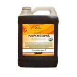 100% Pure Unrefined Virgin Pumpkin Seed Oil – All Natural, Cold-Pressed, 4 lbs (64 fl oz). Rich in nutrients for skin, hair & culinary use.
