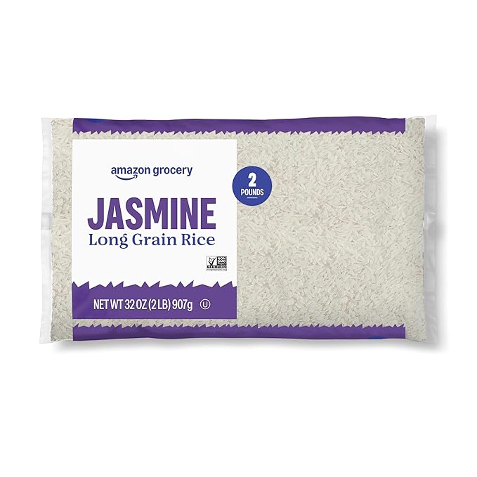 website nahidul rocky Amazon Grocery, Jasmine Long Grain Rice, 2 Lb (Previously Amazon Fresh, Packaging May Vary) - Image 1